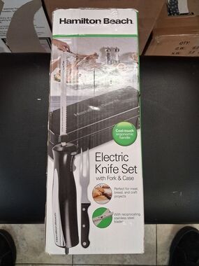 Hamilton Beach Electric Knife Set - Black & Stainless